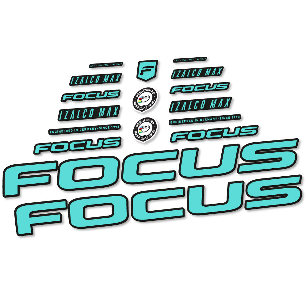 Autocollant Focus Izalco Max 9.7, Cadre, Vélo vinyle autocollant