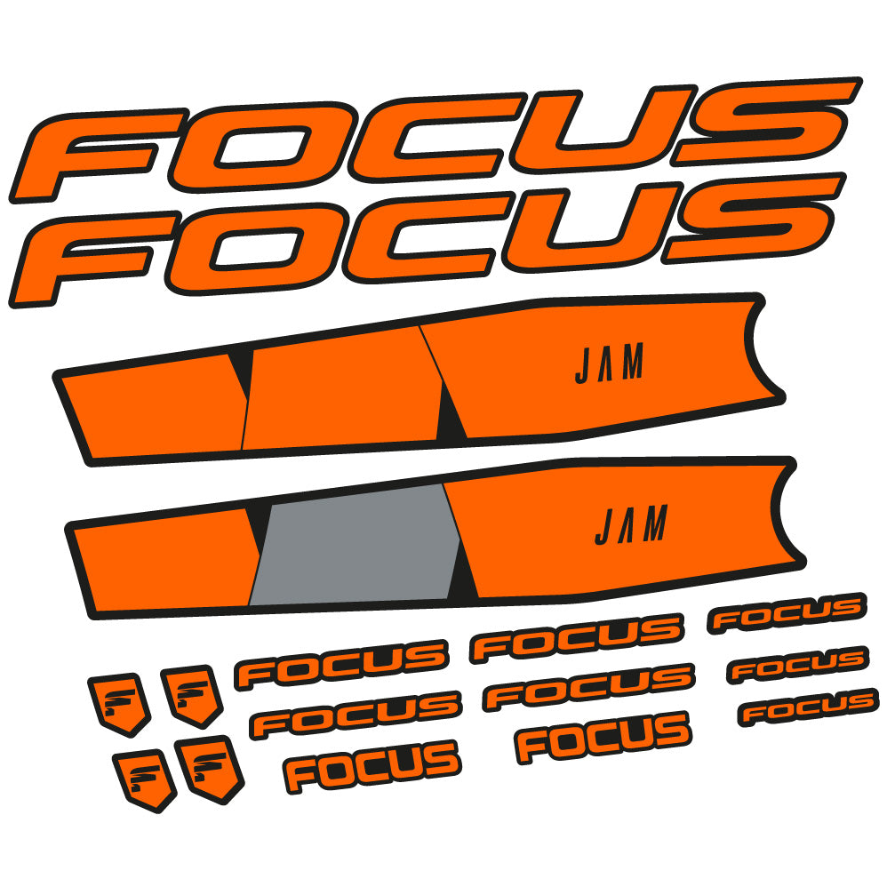 Autocollant Focus Jam 6.8 2021, Cadre, Vélo vinyle sticker