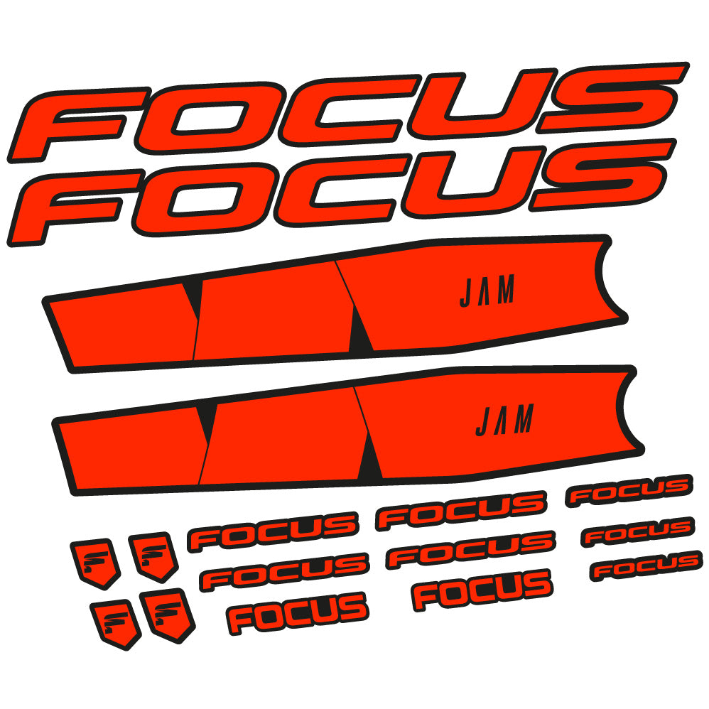 Autocollant Focus Jam 6.8 2021, Cadre, Vélo vinyle sticker