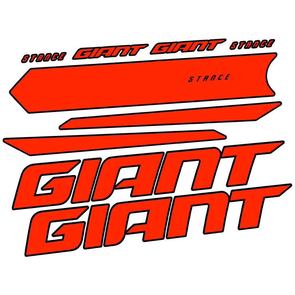 Autocollant Giant Stance 2021, Cadre, Autocollant Vinyle