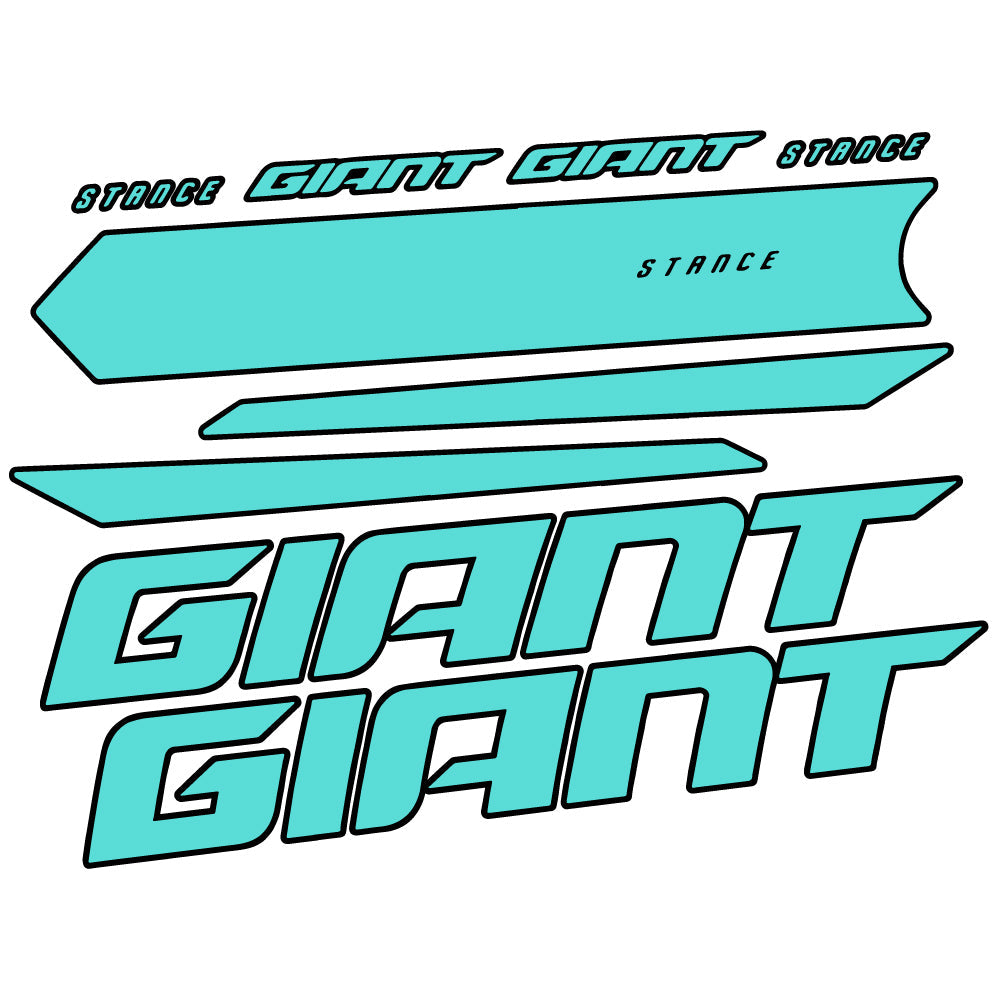 Autocollant Giant Stance 2021, Cadre, Autocollant Vinyle