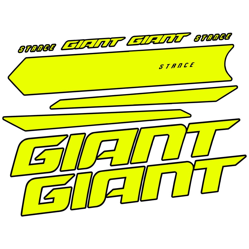 Autocollant Giant Stance 2021, Cadre, Autocollant Vinyle