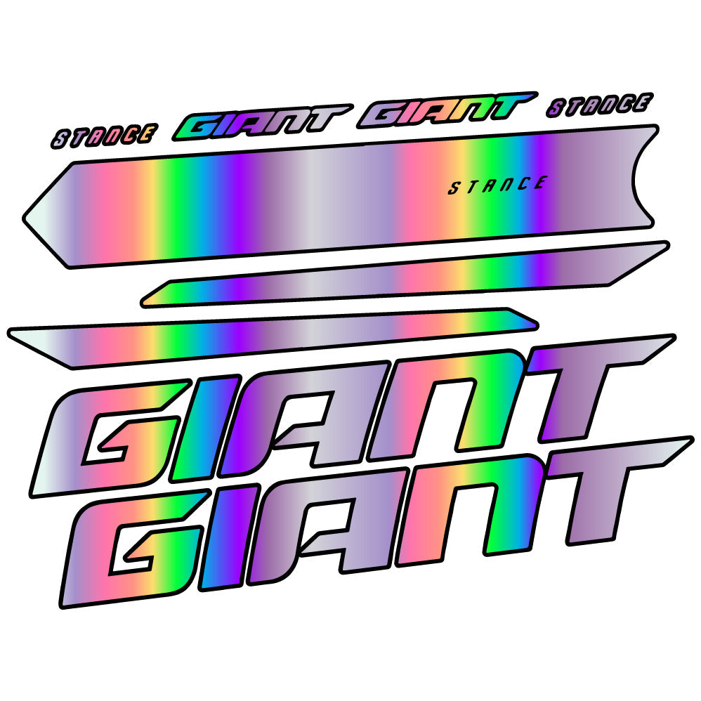 Autocollant Giant Stance 2021, Cadre, Autocollant Vinyle