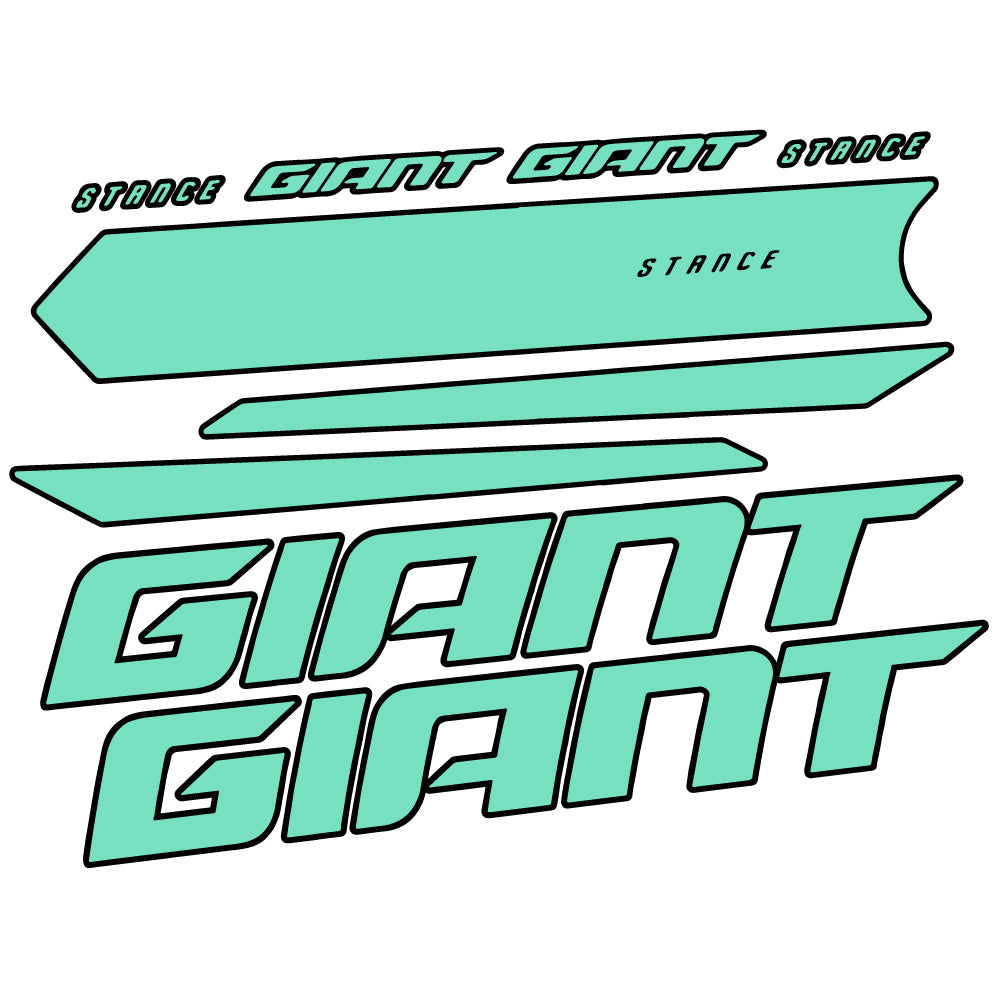 Autocollant Giant Stance 2021, Cadre, Autocollant Vinyle