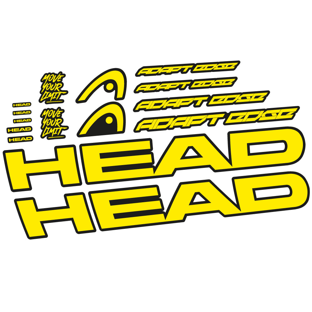 Autocollant Head Adapt Edge III 2023, Cadre, Vélo vinyle sticker