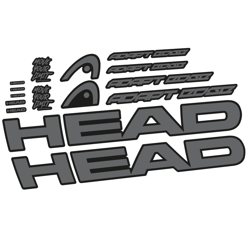 Autocollant Head Adapt Edge III 2023, Cadre, Vélo vinyle sticker