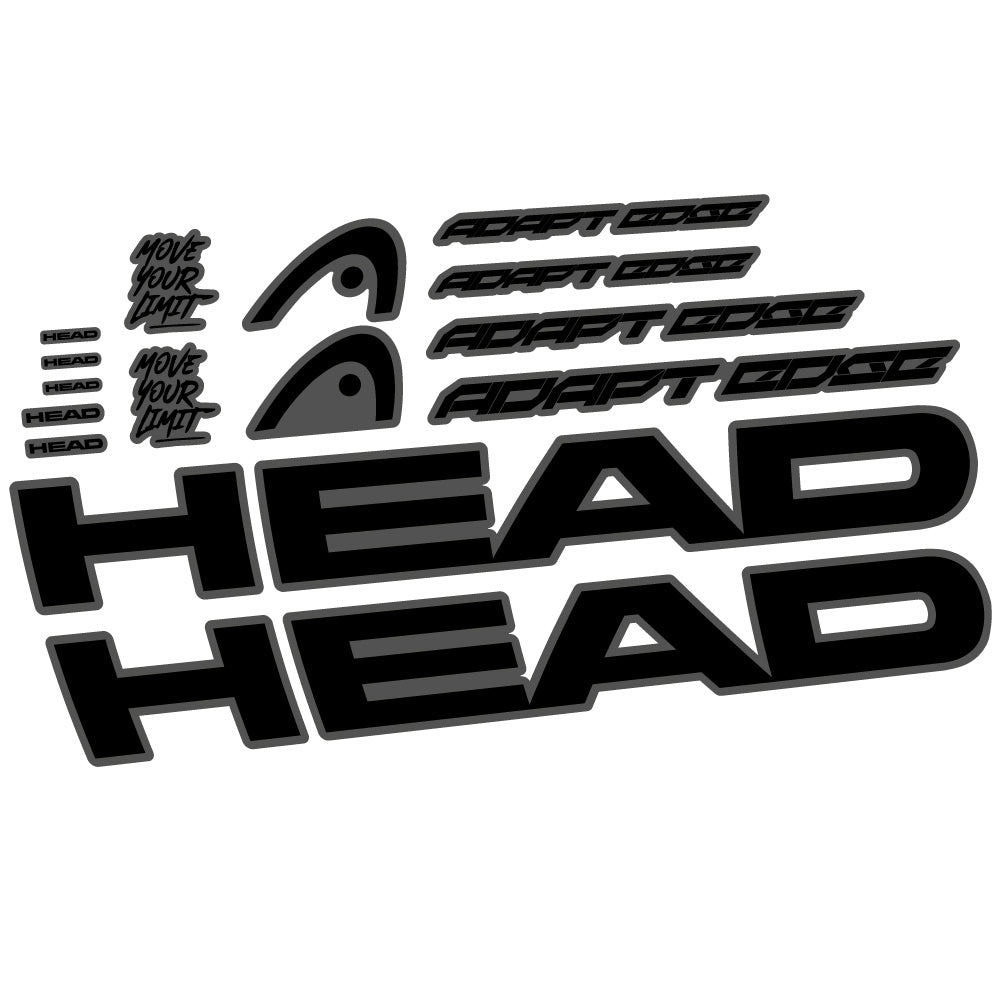 Autocollant Head Adapt Edge III 2023, Cadre, Vélo vinyle sticker