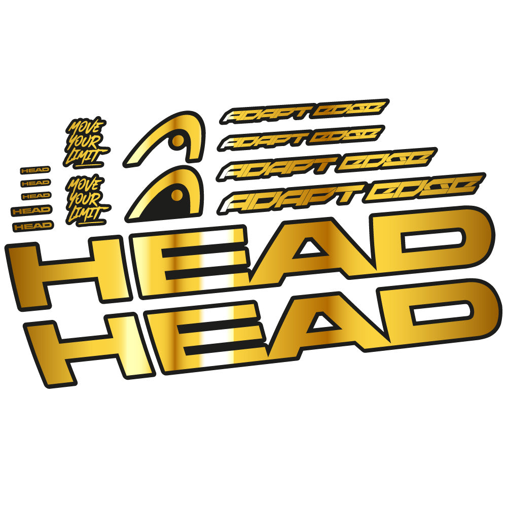 Autocollant Head Adapt Edge III 2023, Cadre, Vélo vinyle sticker