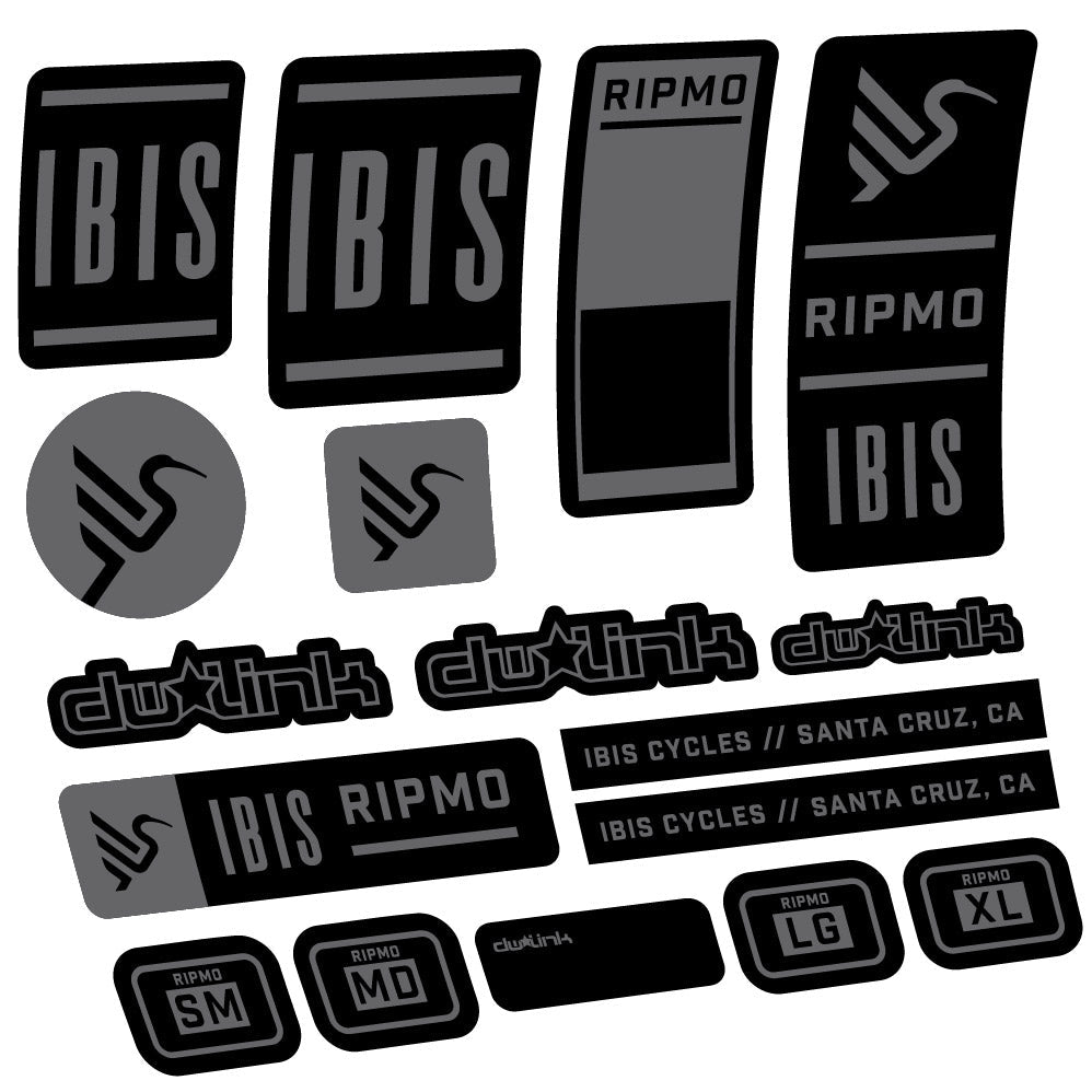 Autocollant Ibis Ripmo V2, Cadre, Vélo vinyle autocollant