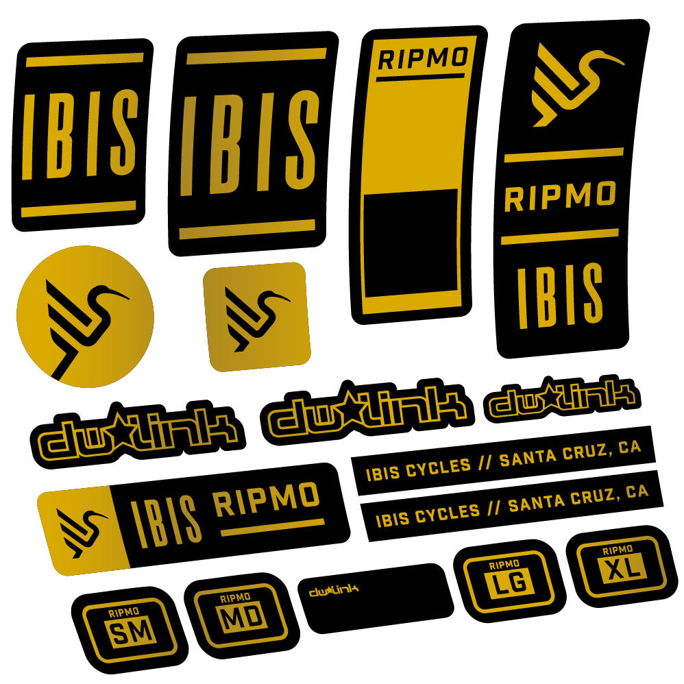 Autocollant Ibis Ripmo V2, Cadre, Vélo vinyle autocollant
