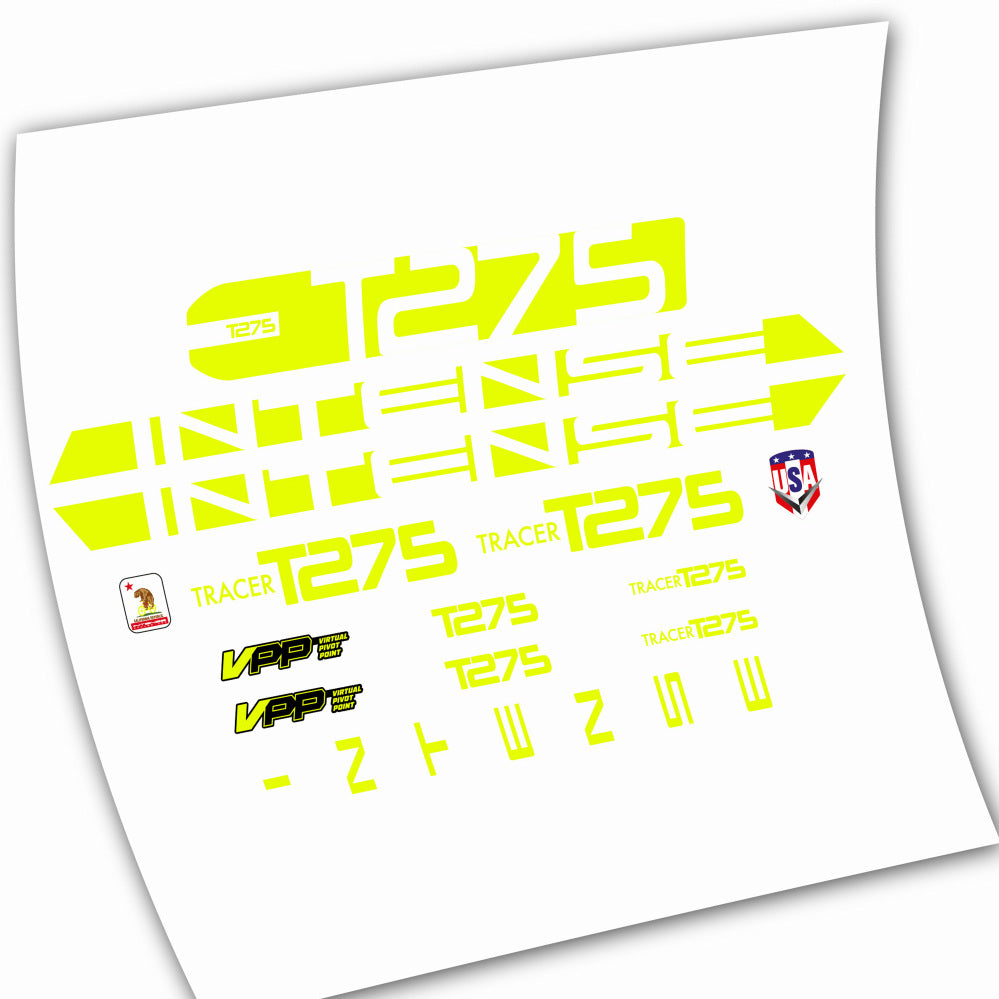 Autocollants, Intense T275, Cadre, Autocollant Vélo vinyle
