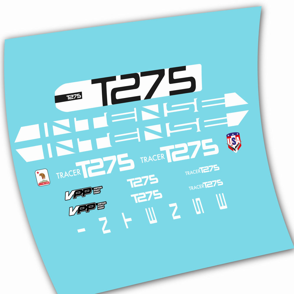 Autocollants, Intense T275, Cadre, Autocollant Vélo vinyle