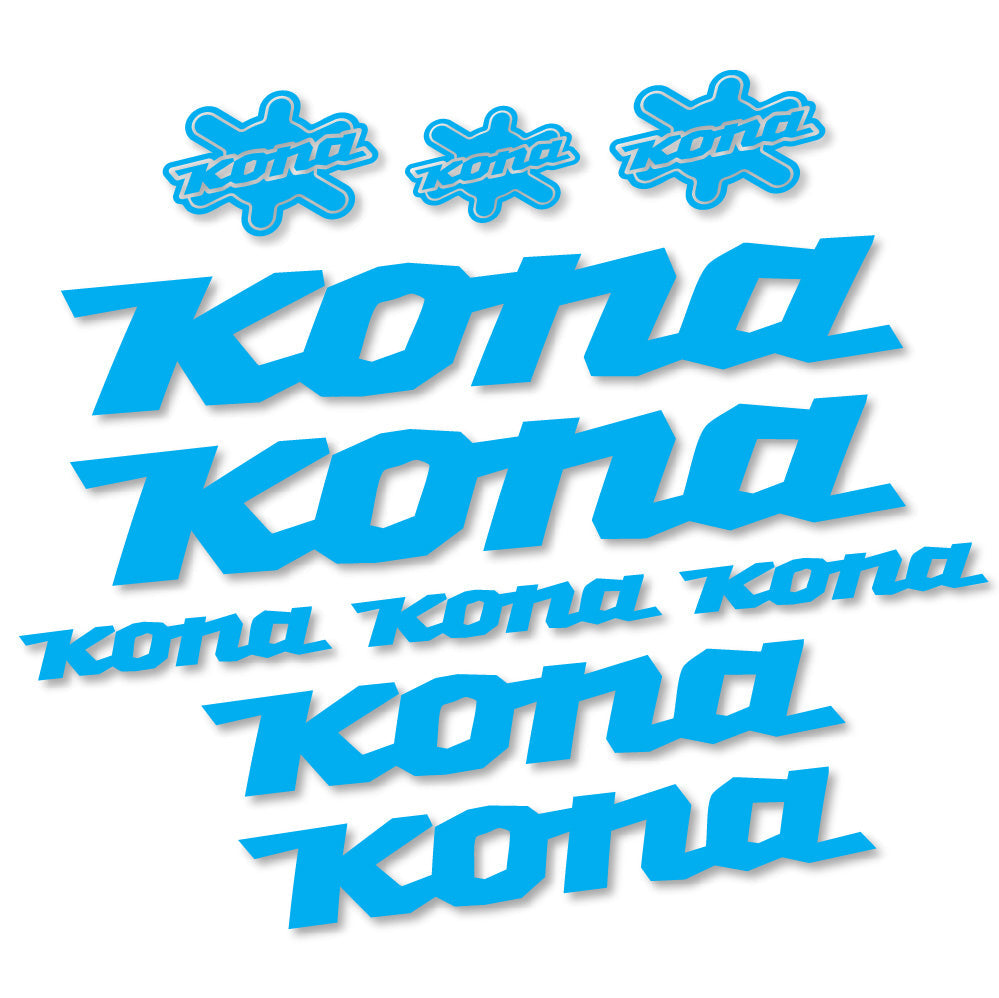 Autocollant Kona, Cadre, Vélo vinyle autocollant