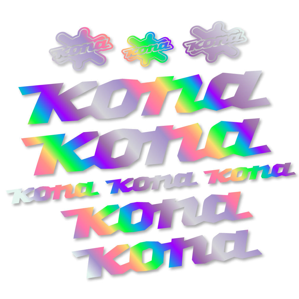 Autocollant Kona, Cadre, Vélo vinyle autocollant