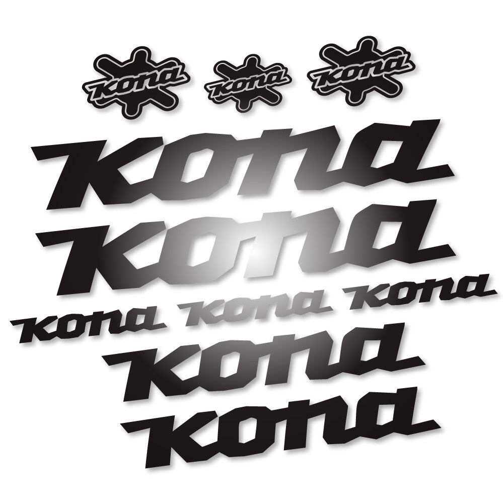 Autocollant Kona, Cadre, Vélo vinyle autocollant