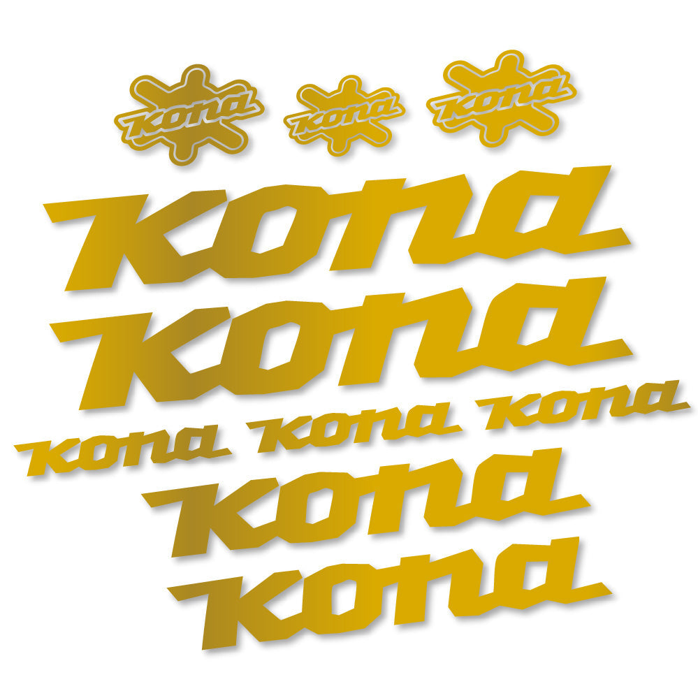 Autocollant Kona, Cadre, Vélo vinyle autocollant