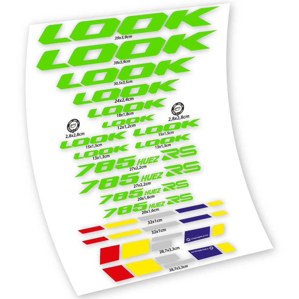 Autocollants, Look 785 Huez RS, Cadre, Autocollant Vélo Vinyle