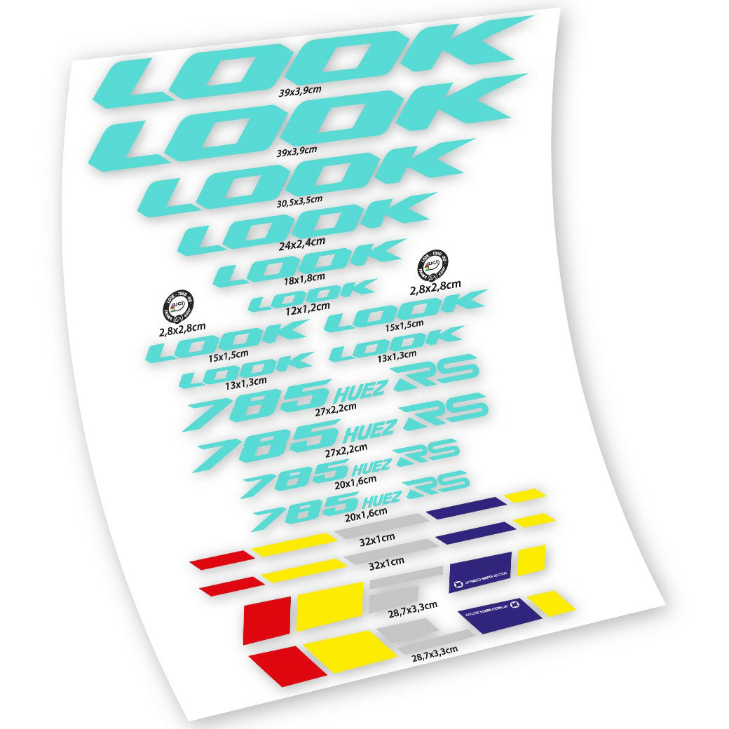 Autocollants, Look 785 Huez RS, Cadre, Autocollant Vélo Vinyle