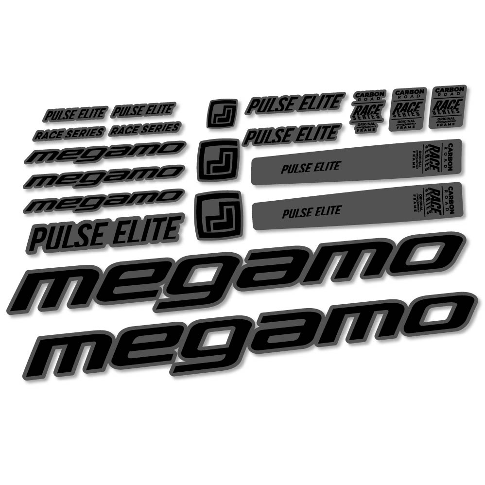 Autocollant Megamo Pulse Elite 2022, Cadre, Vélo vinyle sticker