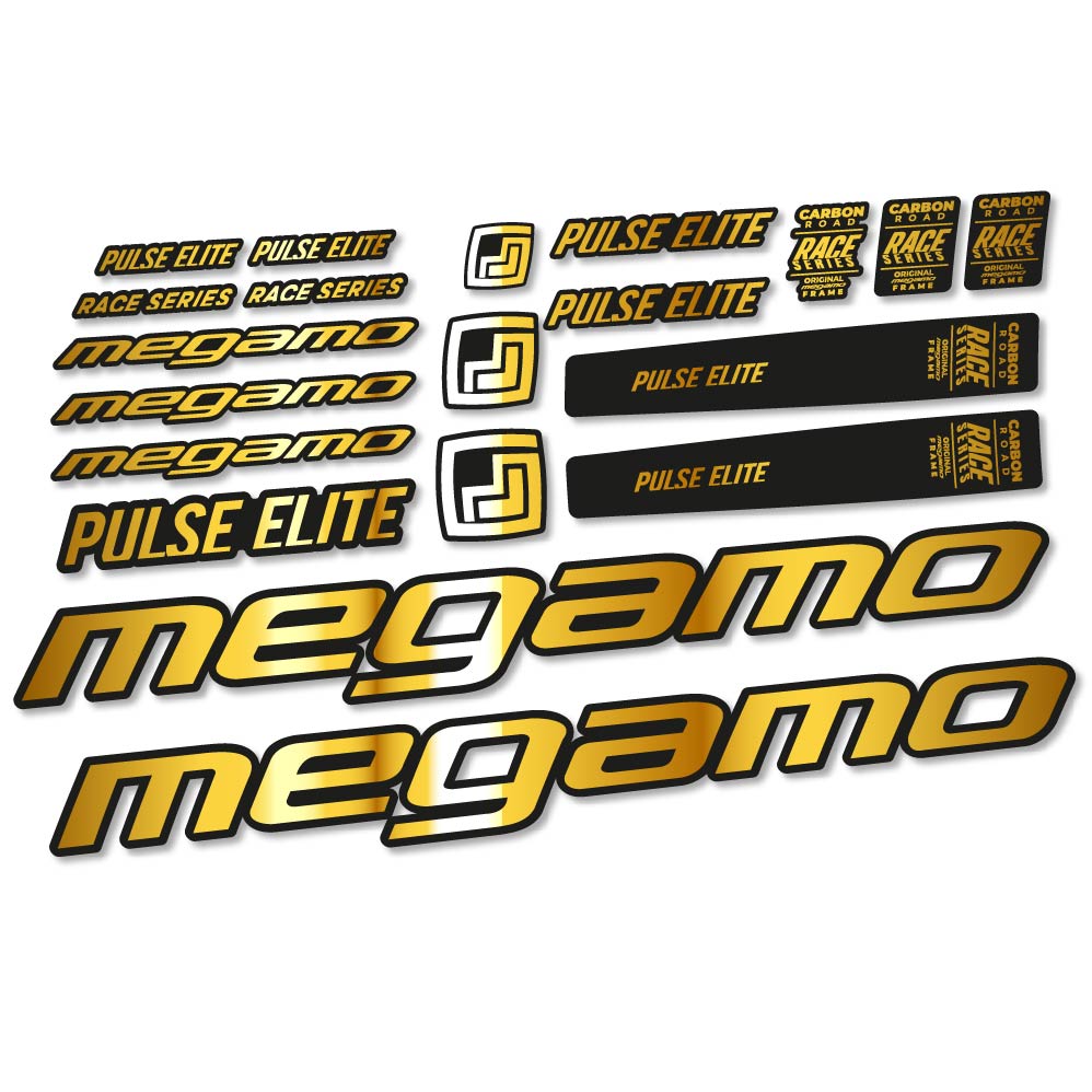 Autocollant Megamo Pulse Elite 2022, Cadre, Vélo vinyle sticker