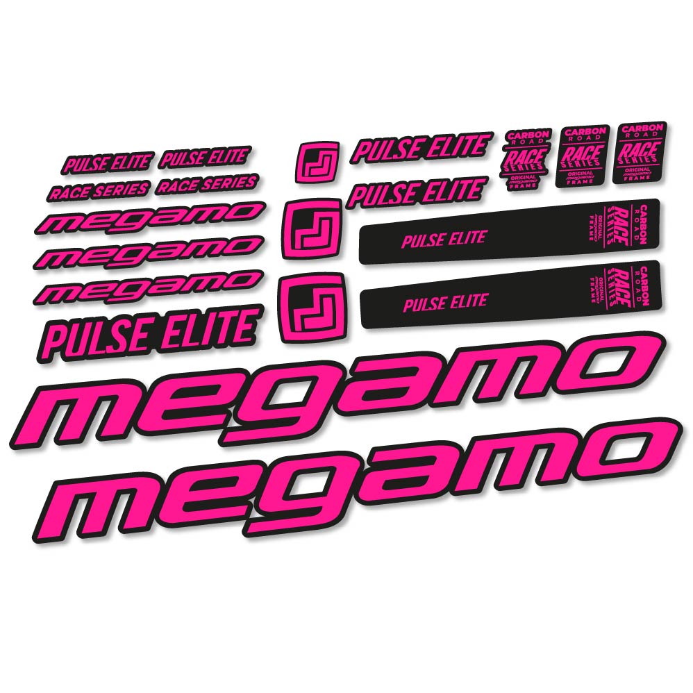 Autocollant Megamo Pulse Elite 2022, Cadre, Vélo vinyle sticker
