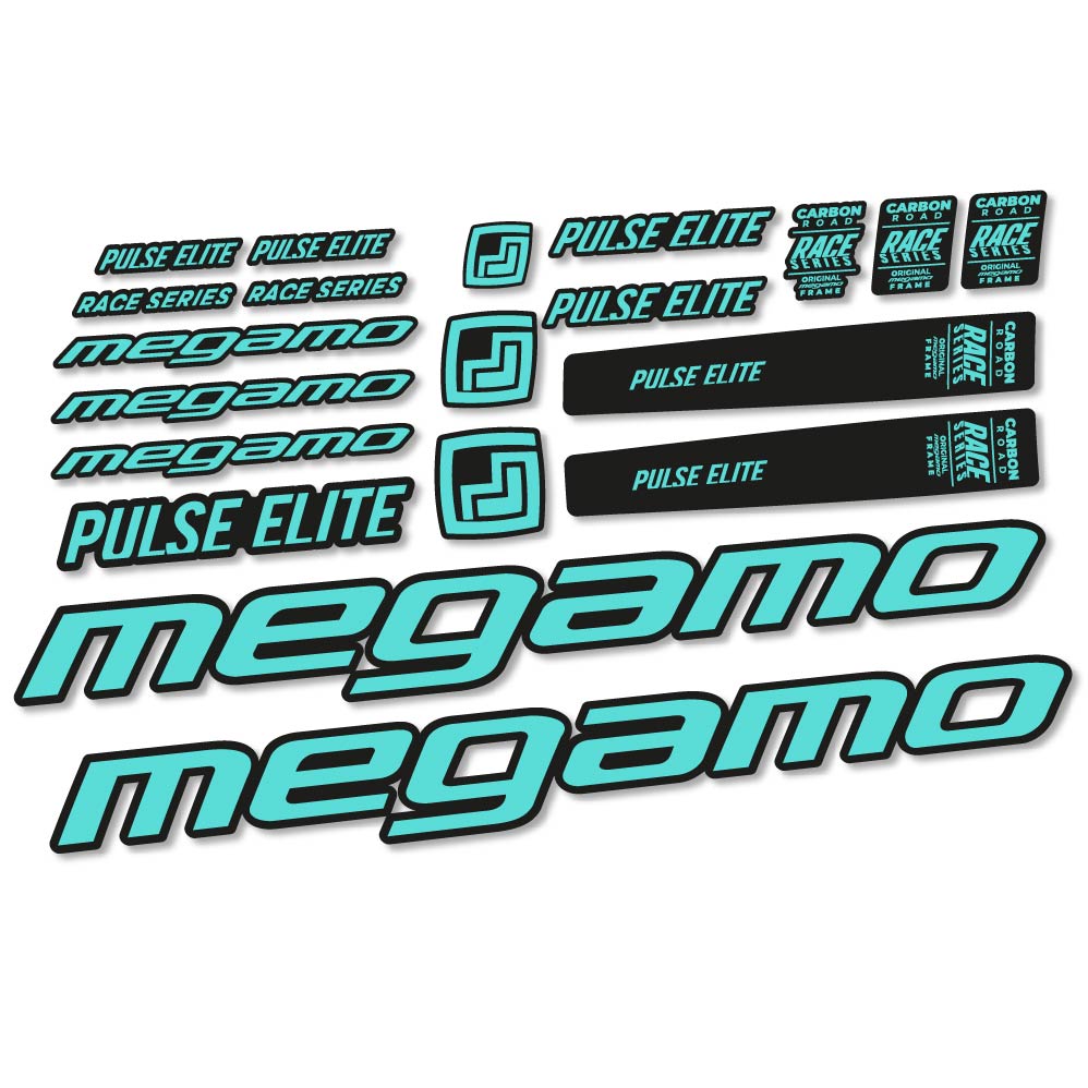 Autocollant Megamo Pulse Elite 2022, Cadre, Vélo vinyle sticker