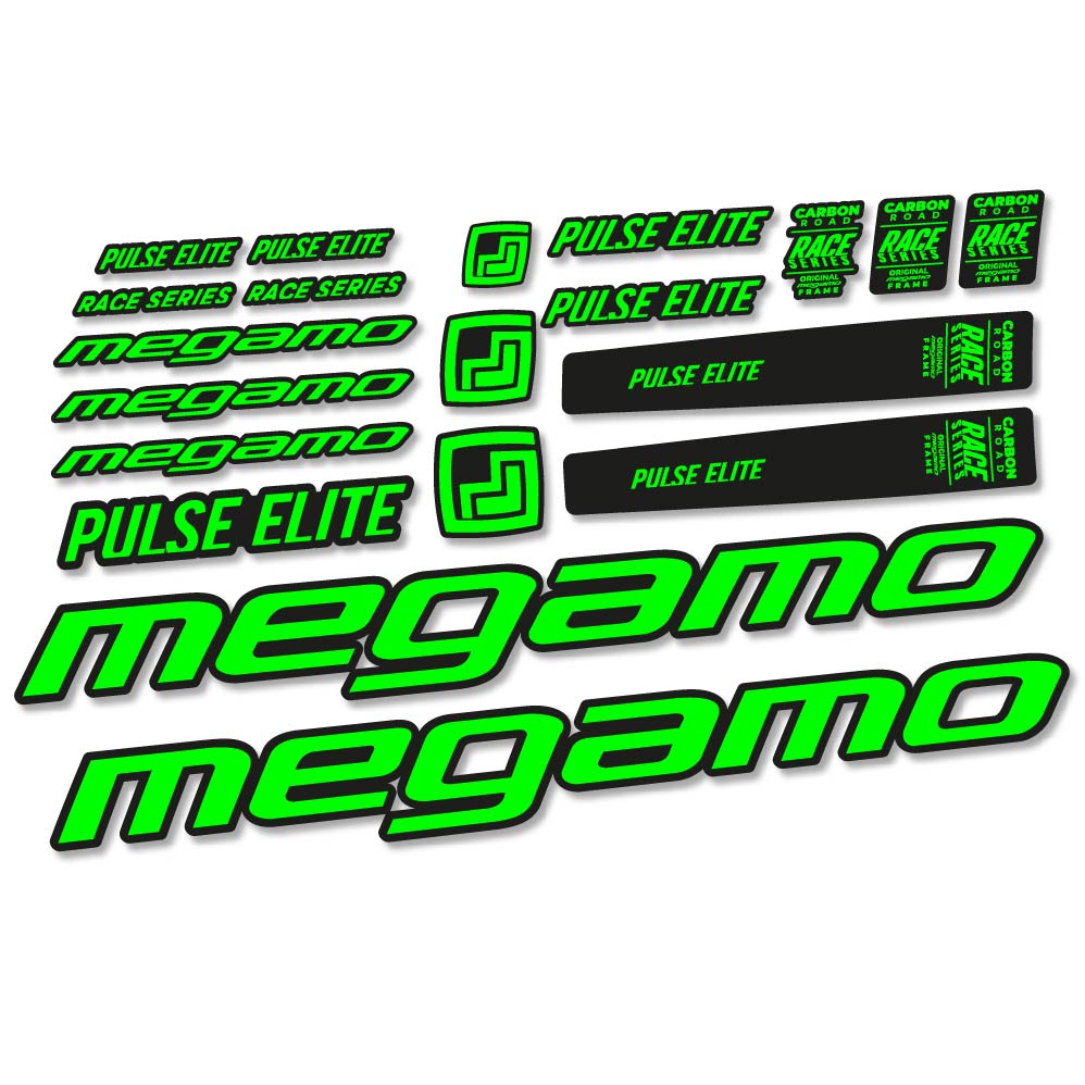Autocollant Megamo Pulse Elite 2022, Cadre, Vélo vinyle sticker
