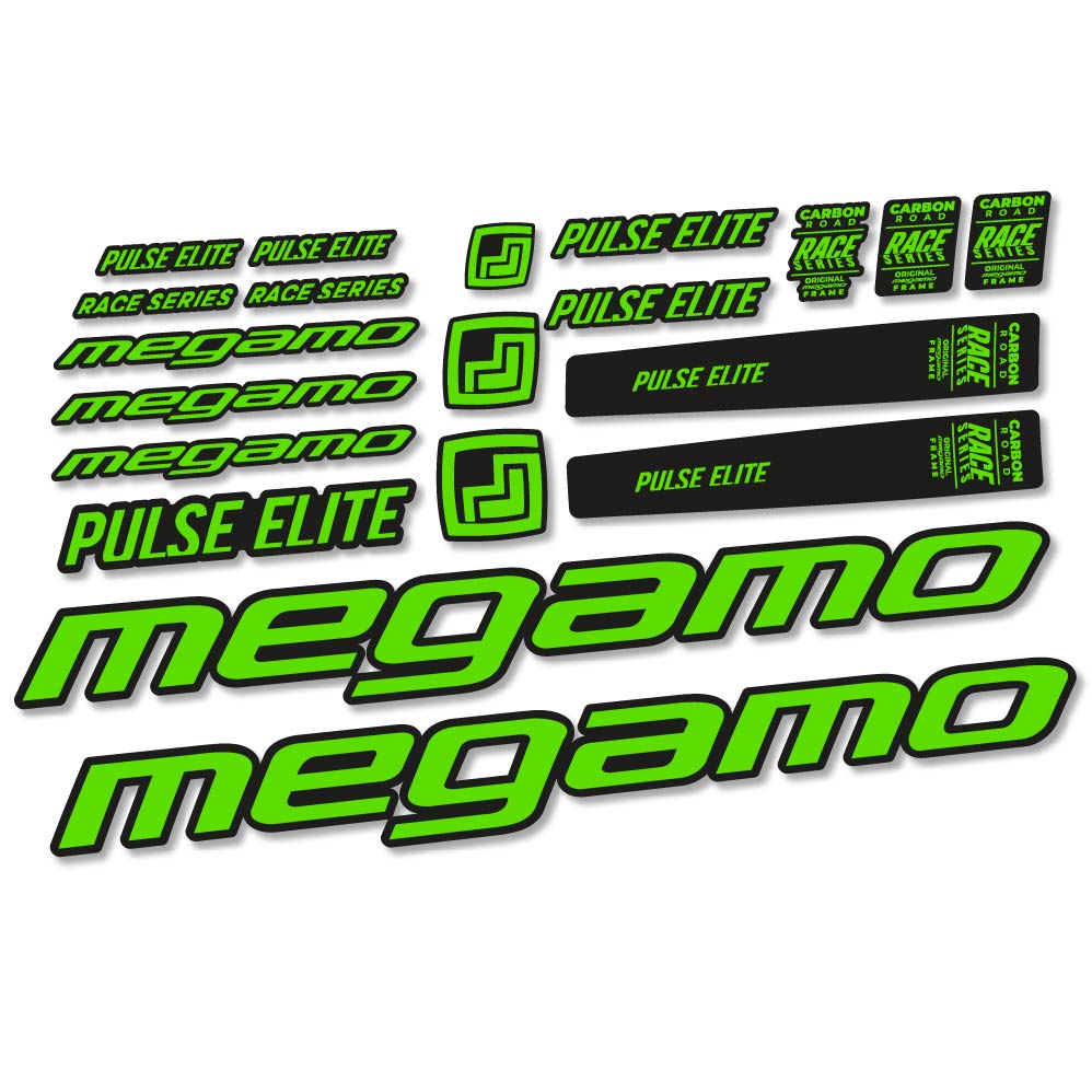 Autocollant Megamo Pulse Elite 2022, Cadre, Vélo vinyle sticker