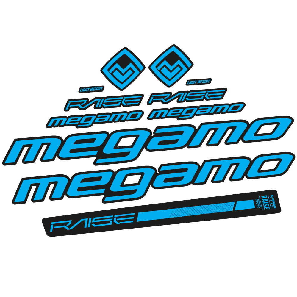 Autocollant Megamo Raise 10 2020, Cadre, Vélo vinyle autocollant