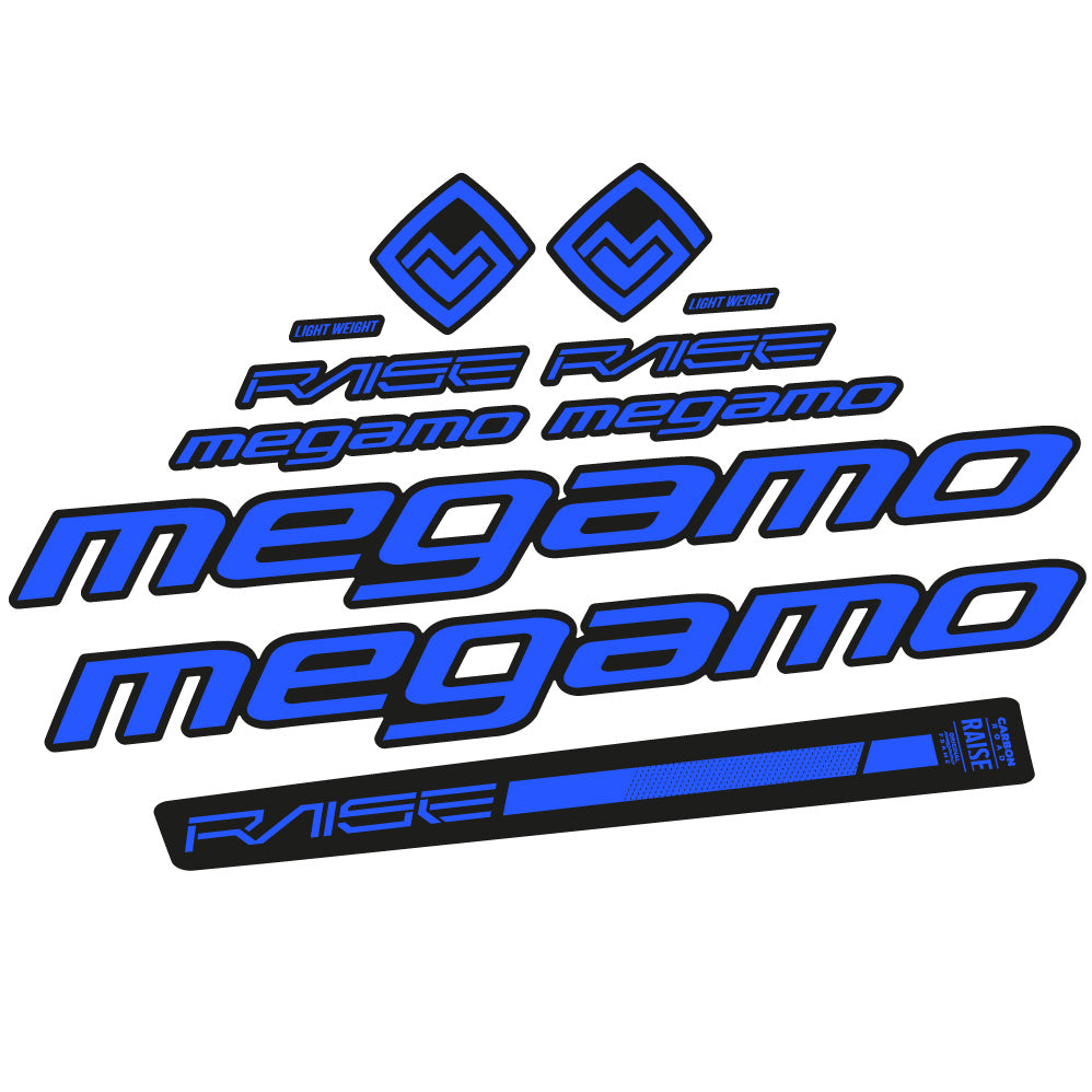 Autocollant Megamo Raise 10 2020, Cadre, Vélo vinyle autocollant
