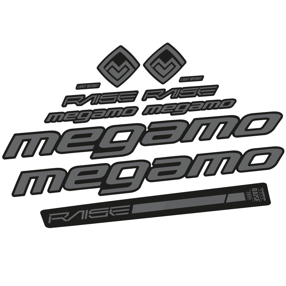 Autocollant Megamo Raise 10 2020, Cadre, Vélo vinyle autocollant