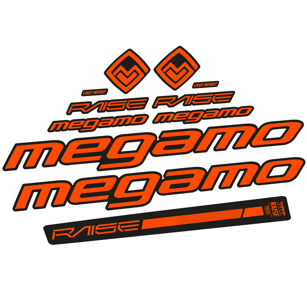 Autocollant Megamo Raise 10 2020, Cadre, Vélo vinyle autocollant
