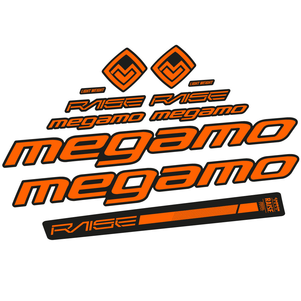 Autocollant Megamo Raise 10 2020, Cadre, Vélo vinyle autocollant