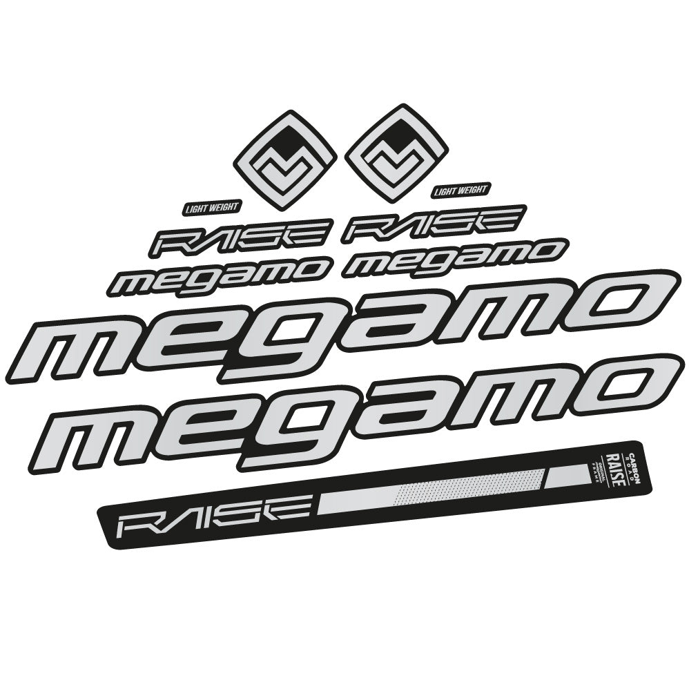 Autocollant Megamo Raise 10 2020, Cadre, Vélo vinyle autocollant
