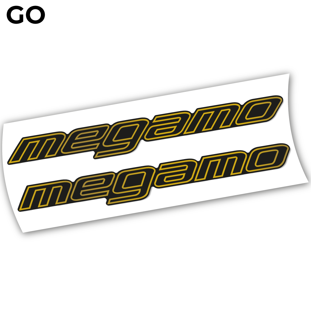 Autocollant Megamo Trak 08 2021, Autocollant Cadre Vinyle