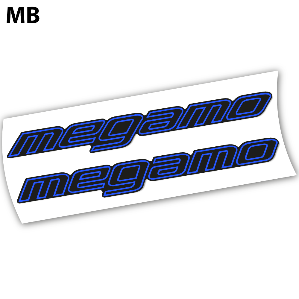 Autocollant Megamo Trak 08 2021, Autocollant Cadre Vinyle