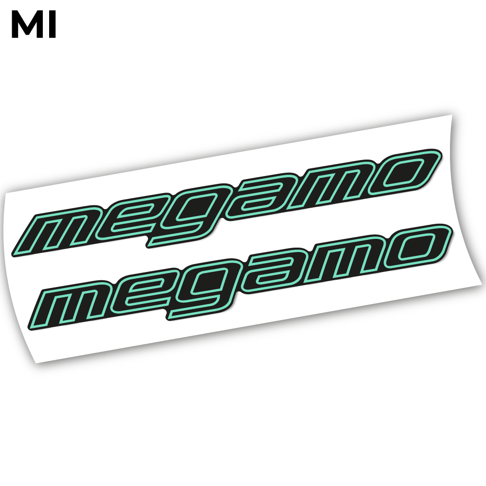 Autocollant Megamo Trak 08 2021, Autocollant Cadre Vinyle
