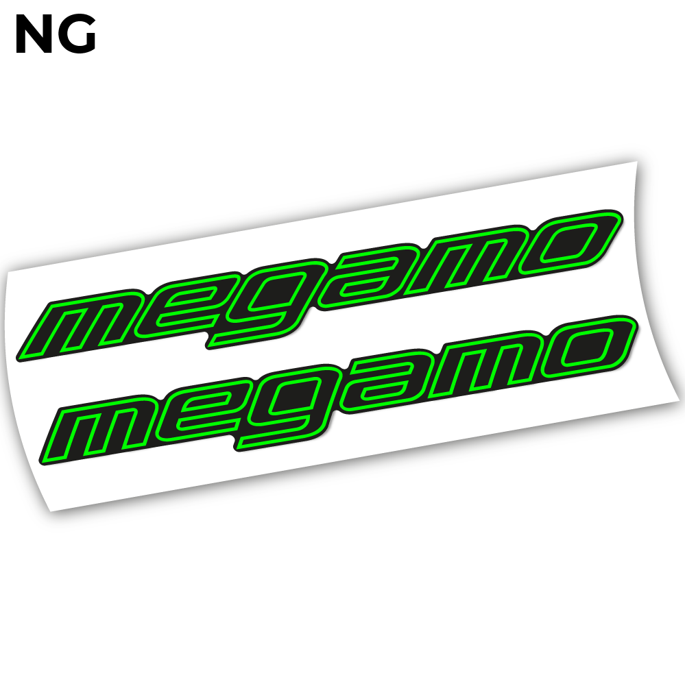 Autocollant Megamo Trak 08 2021, Autocollant Cadre Vinyle