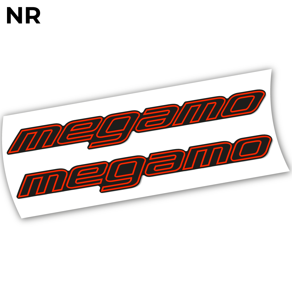Autocollant Megamo Trak 08 2021, Autocollant Cadre Vinyle