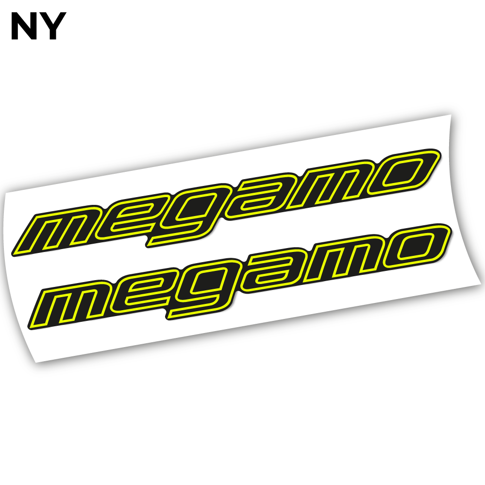 Autocollant Megamo Trak 08 2021, Autocollant Cadre Vinyle