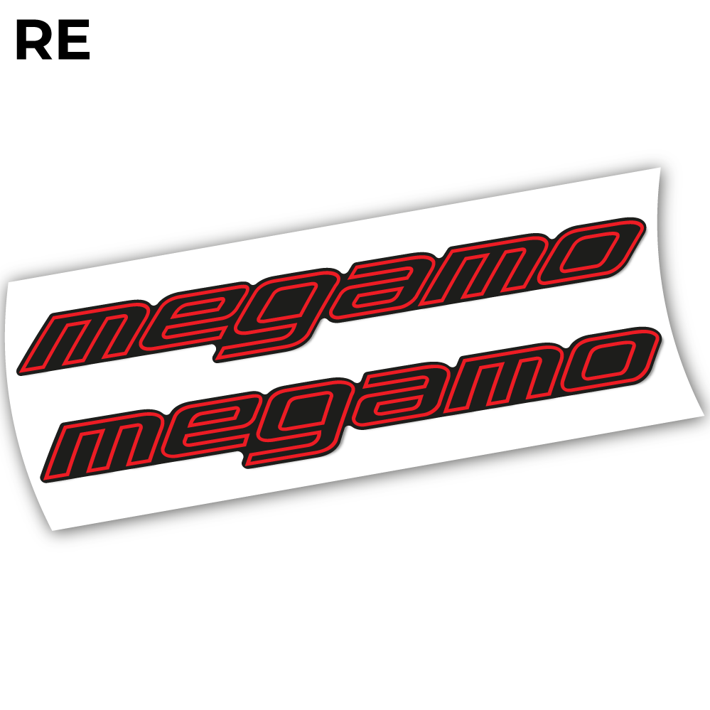 Autocollant Megamo Trak 08 2021, Autocollant Cadre Vinyle