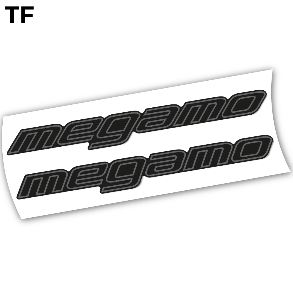 Autocollant Megamo Trak 08 2021, Autocollant Cadre Vinyle