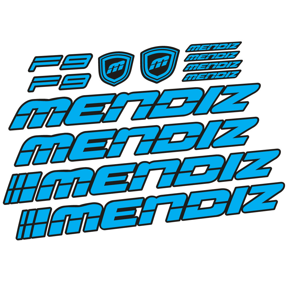 Autocollant Mendiz F9 2021, Cadre, Vélo vinyle autocollant