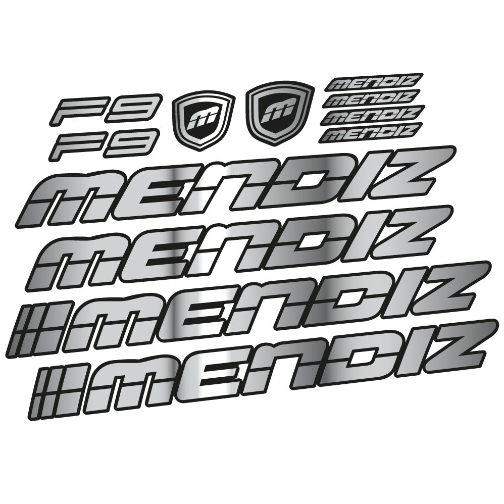 Autocollant Mendiz F9 2021, Cadre, Vélo vinyle autocollant