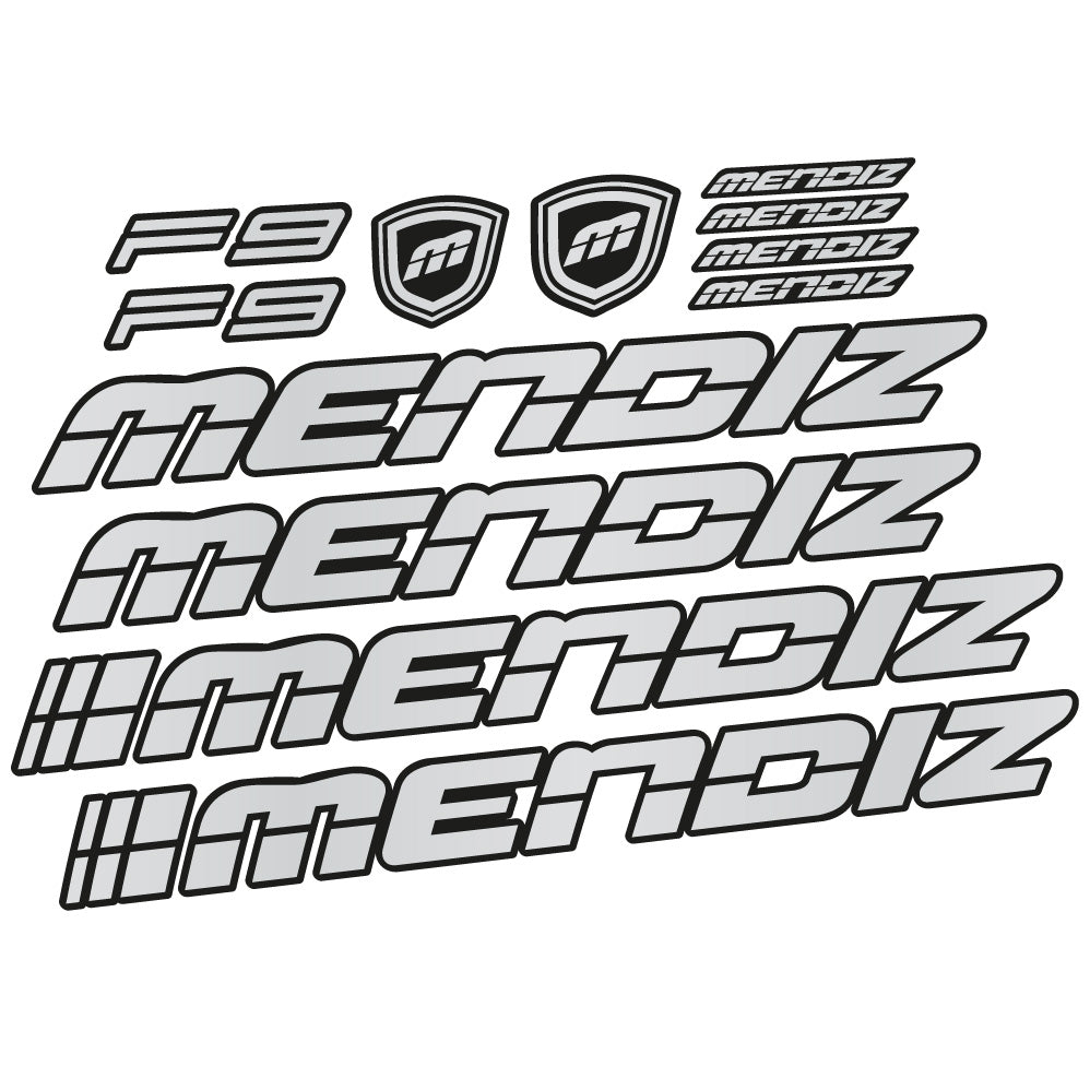Autocollant Mendiz F9 2021, Cadre, Vélo vinyle autocollant
