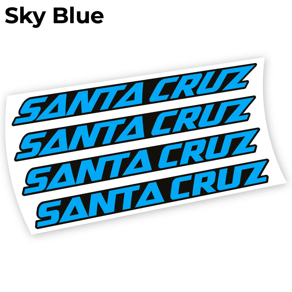 Autocollant, SantaCruz, Autocollant Cadre Vinyle