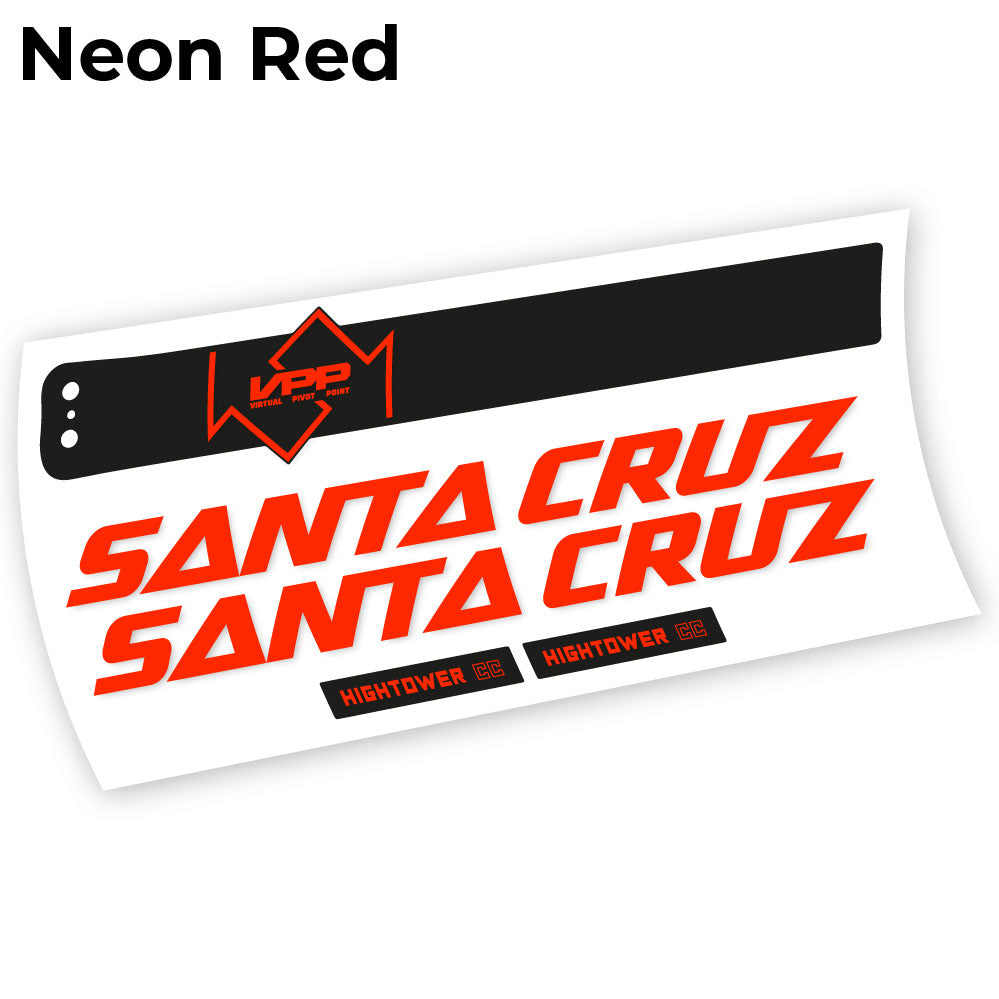 Autocollant, Santa Cruz Hightower CC 2020, Cadre, vinyle autocollant