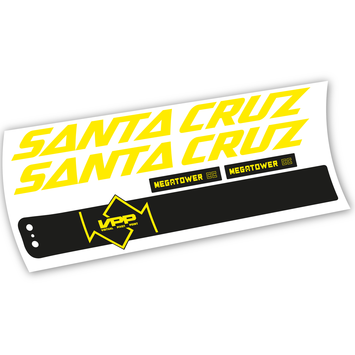 Autocollant, Santa Cruz Megatower CC 2020, Cadre, vinyle autocollant