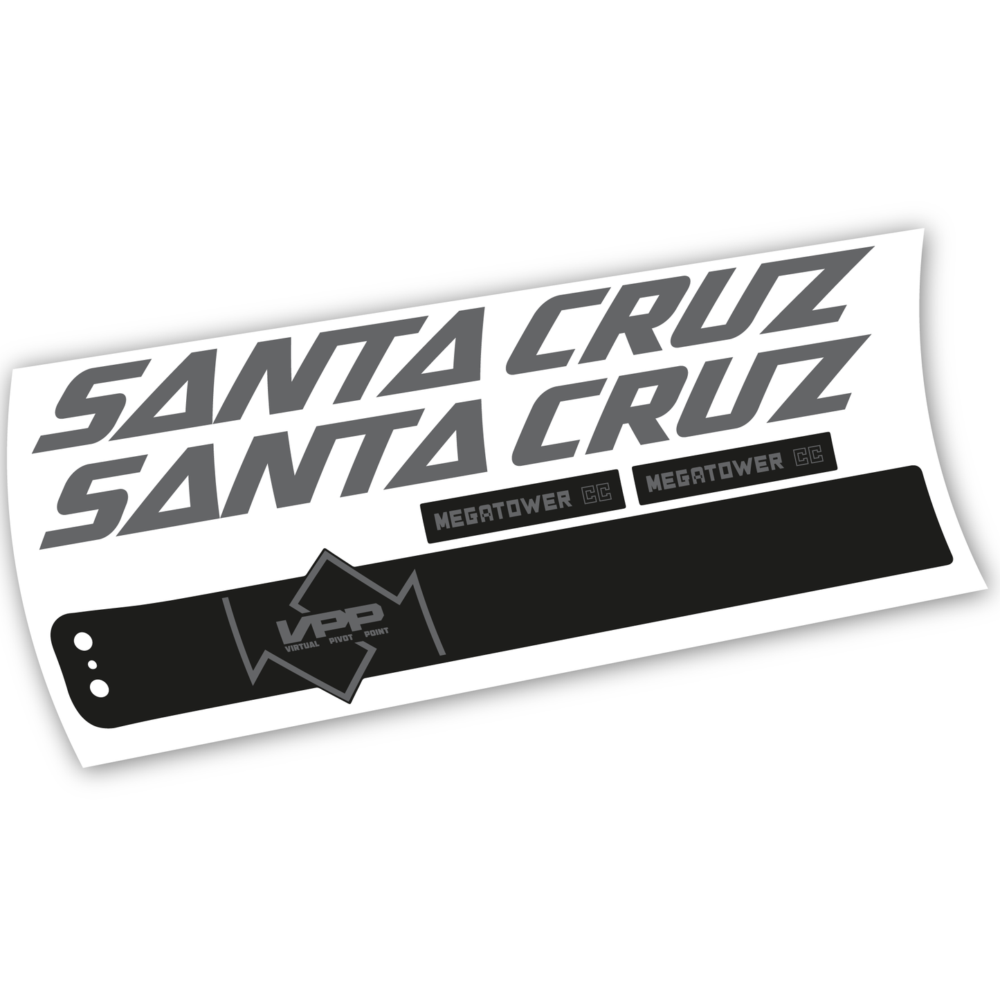 Autocollant, Santa Cruz Megatower CC 2020, Cadre, vinyle autocollant