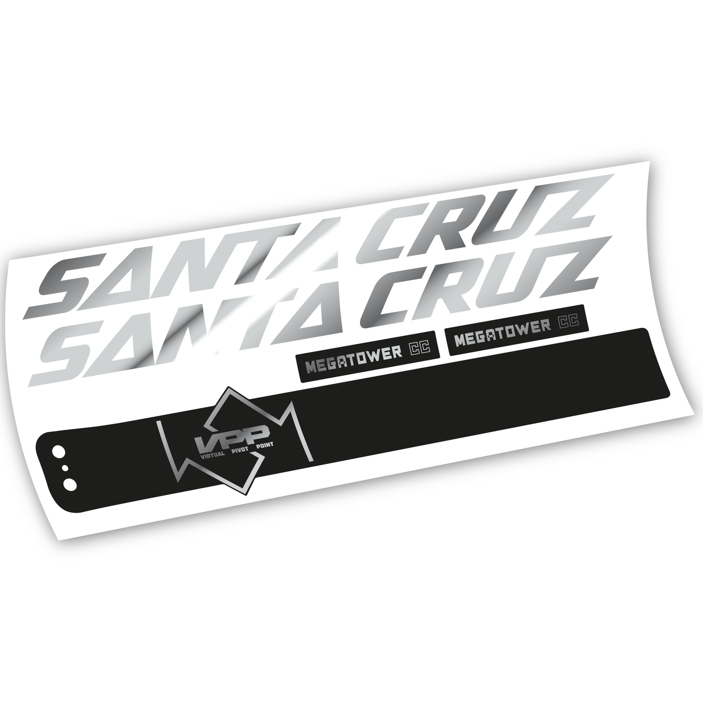 Autocollant, Santa Cruz Megatower CC 2020, Cadre, vinyle autocollant